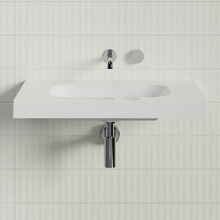 Stadium Accessible 750mm Gloss White Composite Wall Hung Basin
